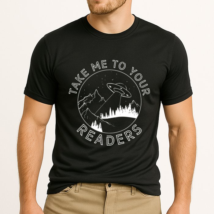 Take Me To Your Readers Alien Funny Reading Librarian Performance Shirt