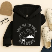 Take Me To Your Readers Alien Funny Reading Librarian Hoodie