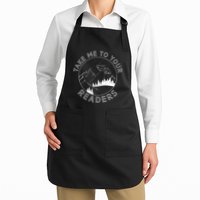 Take Me To Your Readers Alien Funny Reading Librarian Apron
