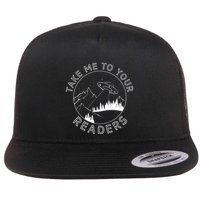 Take Me To Your Readers Alien Funny Reading Librarian Flatbill Hat