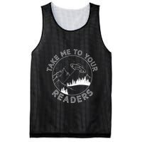 Take Me To Your Readers Alien Funny Reading Librarian Mesh Reversible Basketball Jersey Tank