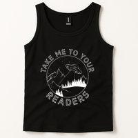 Take Me To Your Readers Alien Funny Reading Librarian Tank Top