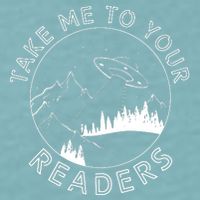 Take Me To Your Readers Alien Funny Reading Librarian Sueded Cloud Jersey T-Shirt