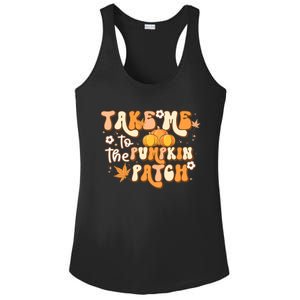 Take Me To The Pumpkin Patch Thanksgiving Fall Ladies PosiCharge Competitor Racerback Tank