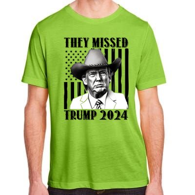 They Missed Trump 2024 Adult ChromaSoft Performance T-Shirt