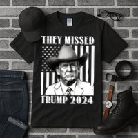 They Missed Trump 2024 Tall T-Shirt