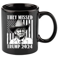 They Missed Trump 2024 11oz C Handle Ceramic Mug