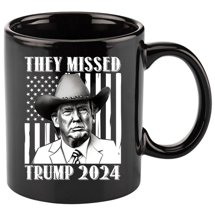 They Missed Trump 2024 11oz C Handle Ceramic Mug