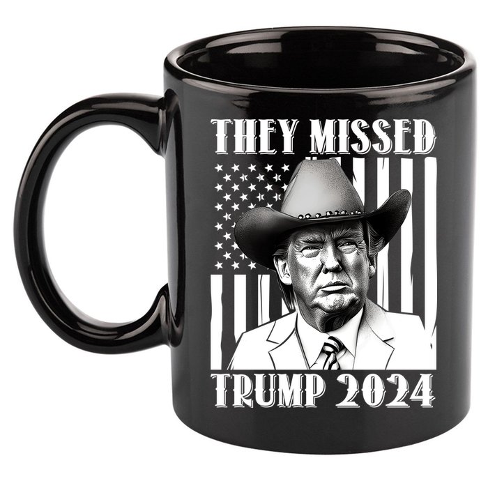 They Missed Trump 2024 11oz C Handle Ceramic Mug