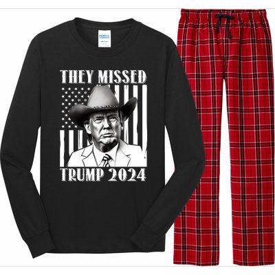 They Missed Trump 2024 Long Sleeve Pajama Set