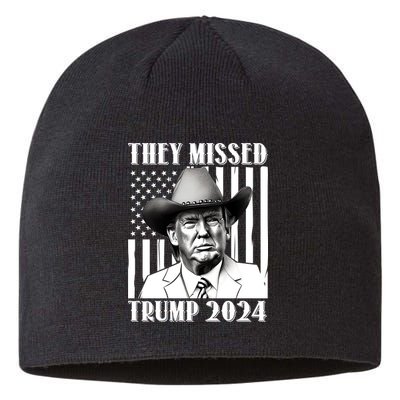 They Missed Trump 2024 Sustainable Beanie