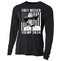 They Missed Trump 2024 Cooling Performance Long Sleeve Crew