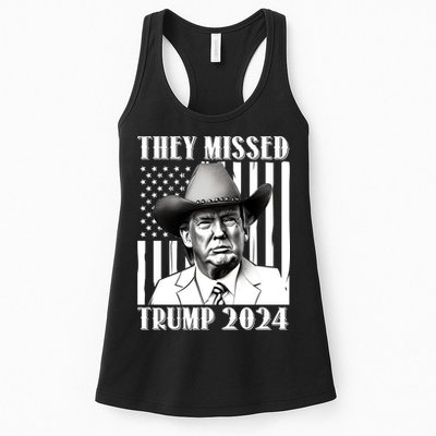 They Missed Trump 2024 Womens Tank Top