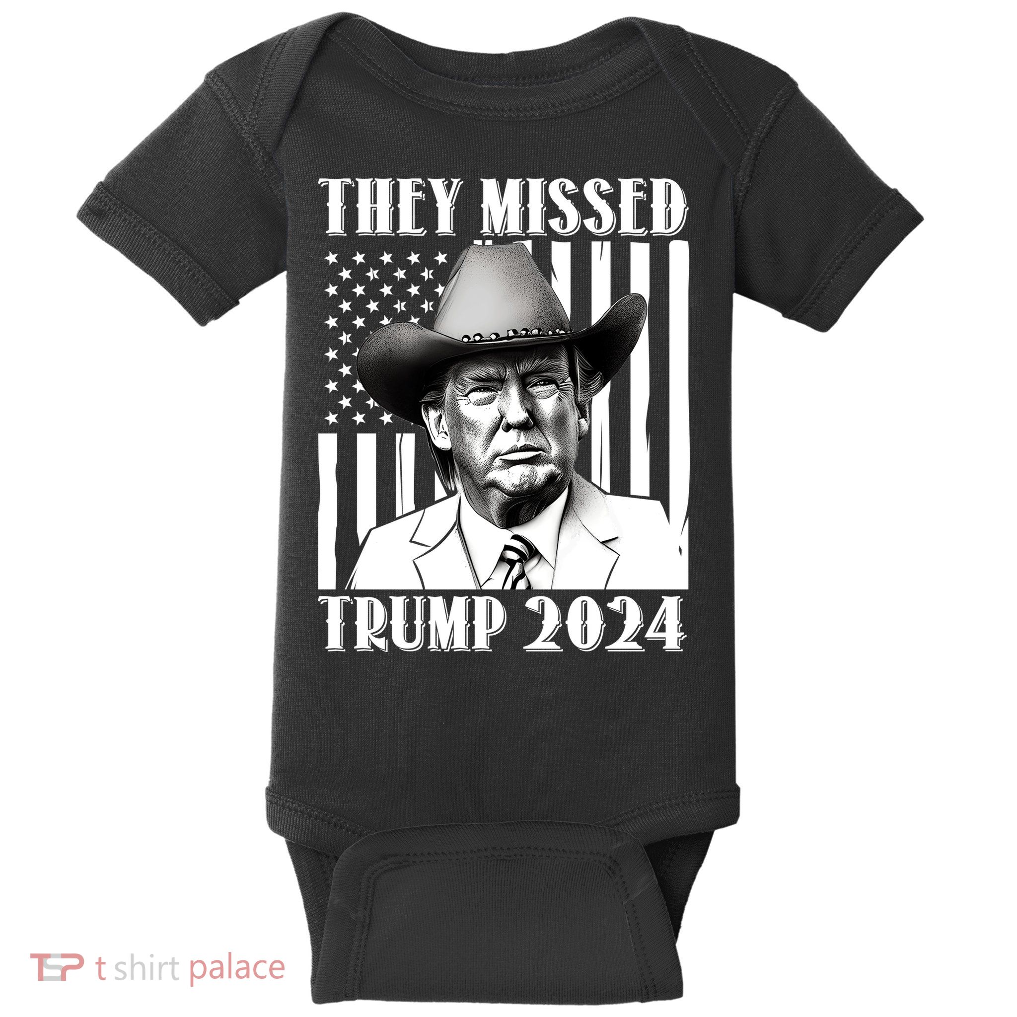 They Missed Trump 2024 Baby Bodysuit