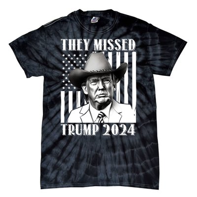 They Missed Trump 2024 Tie-Dye T-Shirt