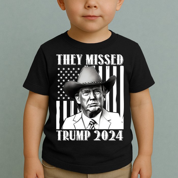 They Missed Trump 2024 Toddler T-Shirt