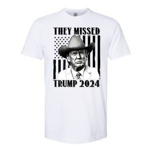 They Missed Trump 2024 Softstyle CVC T-Shirt