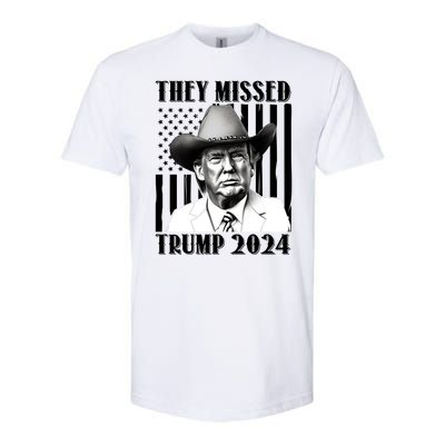 They Missed Trump 2024 Softstyle® CVC T-Shirt