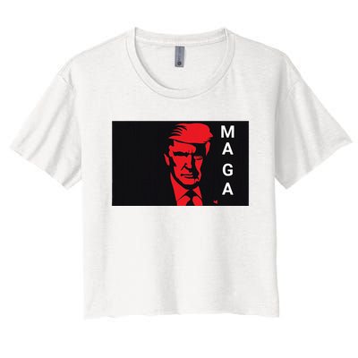 Trump Maga Women's Crop Top Tee