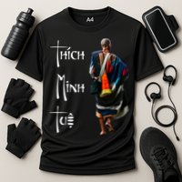 Thich Minh Tue Buddhist Monk Spiritual Journey Vietnam Cooling Performance Crew T-Shirt