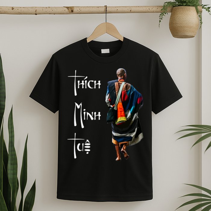 Thich Minh Tue Buddhist Monk Spiritual Journey Vietnam T-Shirt