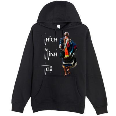 Thich Minh Tue Buddhist Monk Spiritual Journey Vietnam Premium Pullover Hoodie
