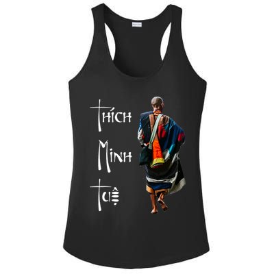 Thich Minh Tue Buddhist Monk Spiritual Journey Vietnam Ladies PosiCharge Competitor Racerback Tank