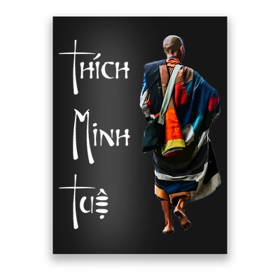 Thich Minh Tue Buddhist Monk Spiritual Journey Vietnam Poster