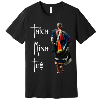 Thich Minh Tue Buddhist Monk Spiritual Journey Vietnam Premium T-Shirt
