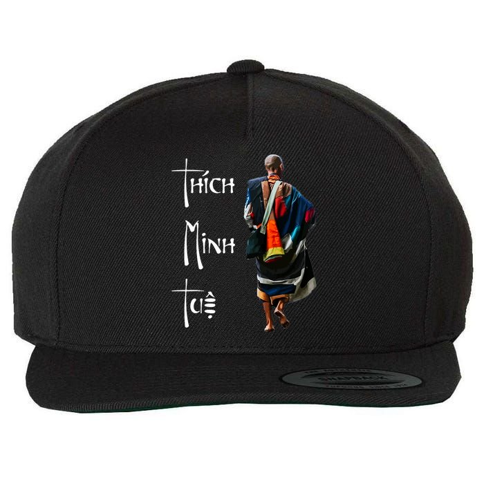 Thich Minh Tue Buddhist Monk Spiritual Journey Vietnam Wool Snapback Cap