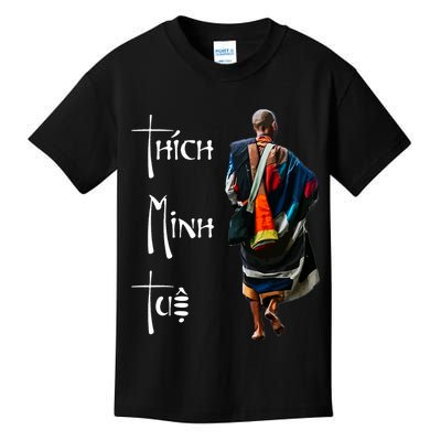 Thich Minh Tue Buddhist Monk Spiritual Journey Vietnam Kids T-Shirt
