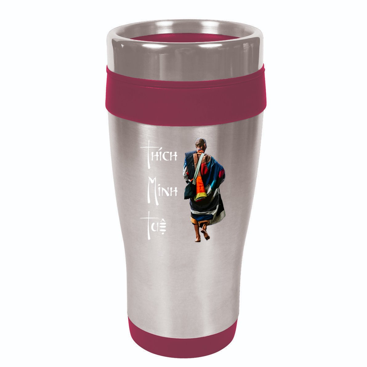 Thich Minh Tue Buddhist Monk Spiritual Journey Vietnam 16oz Travel Tumbler