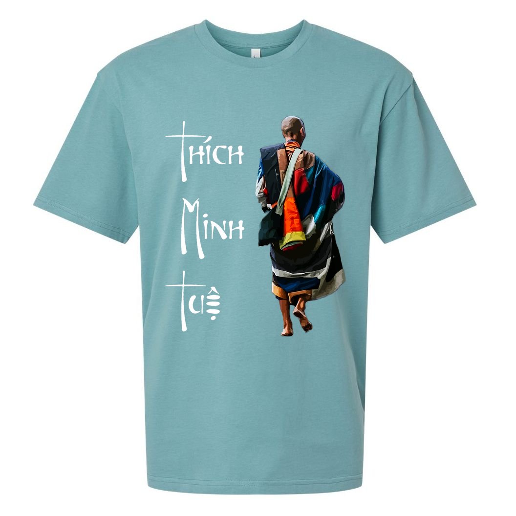 Thich Minh Tue Buddhist Monk Spiritual Journey Vietnam Sueded Cloud Jersey T-Shirt