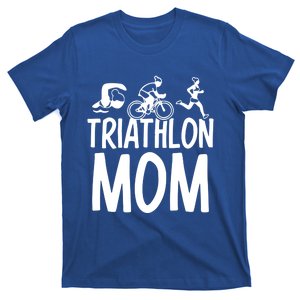 Triathlon Mom Triathlons Triathlete Sports Mother Mommy Mama Meaningful Gift T-Shirt