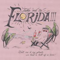 Take Me To The Florida Funny Ghost On The Beach 25L Jumbo Tote
