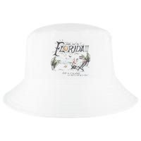 Take Me To The Florida Funny Ghost On The Beach Cool Comfort Performance Bucket Hat