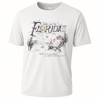 Take Me To The Florida Funny Ghost On The Beach Cooling Performance Crew T-Shirt