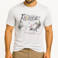 Take Me To The Florida Funny Ghost On The Beach Cooling Performance Crew T-Shirt