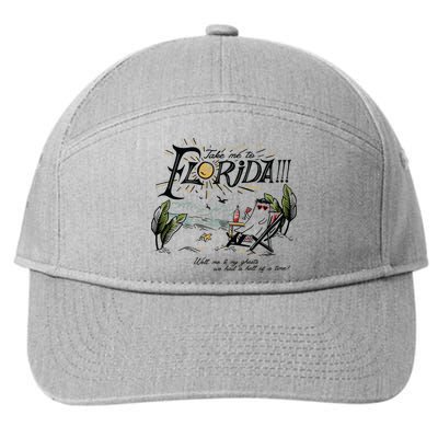 Take Me To Florida! 7-Panel Snapback Hat