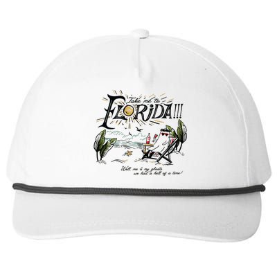 Take Me To Florida! Snapback Five-Panel Rope Hat