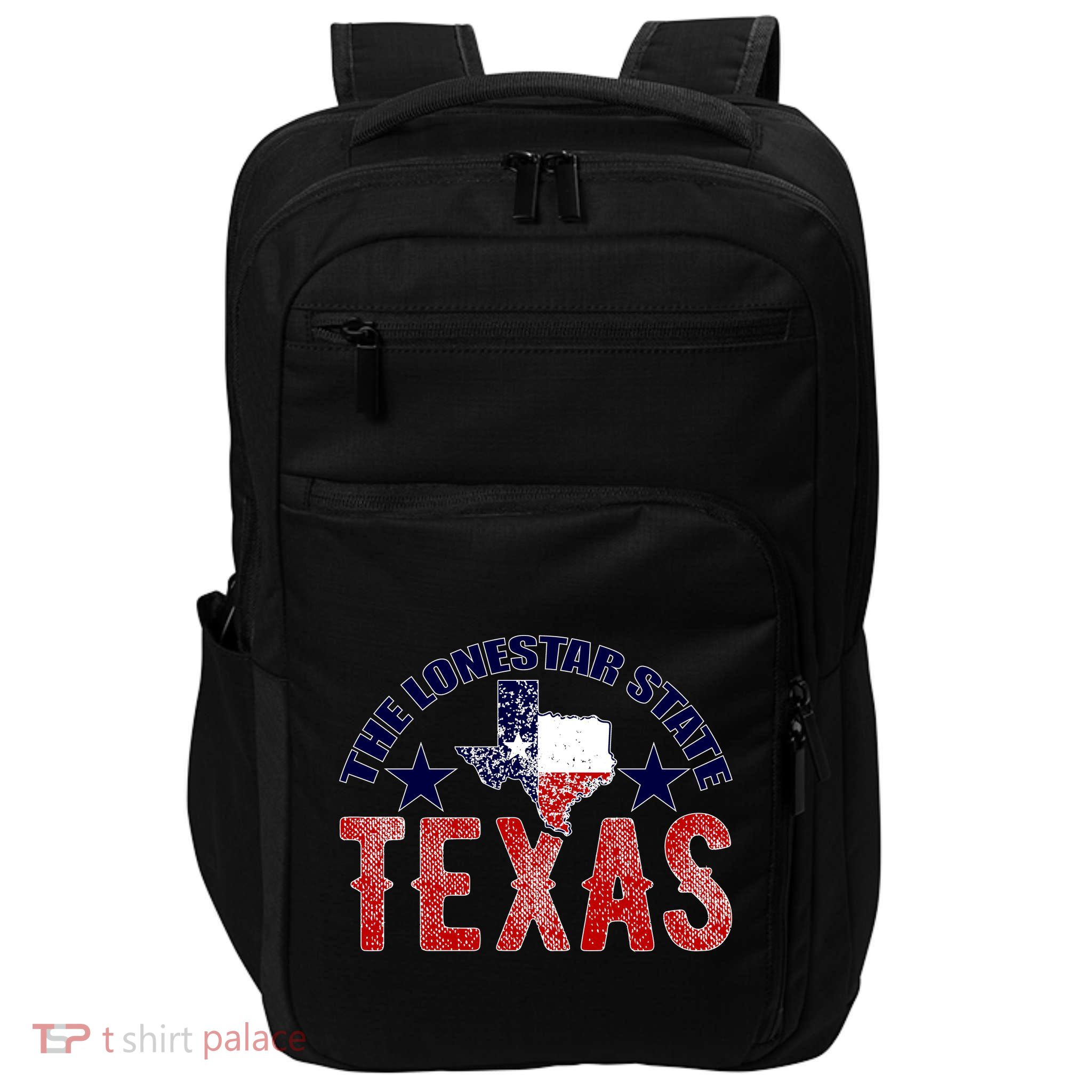 Texas Motto The Lone Star State Impact Tech Backpack