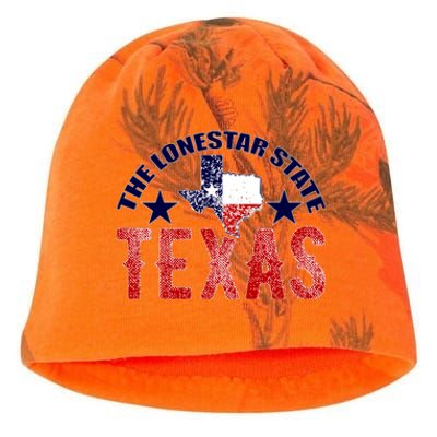 Texas Motto The Lone Star State Kati - Camo Knit Beanie