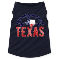 Texas Motto The Lone Star State Doggie Tank