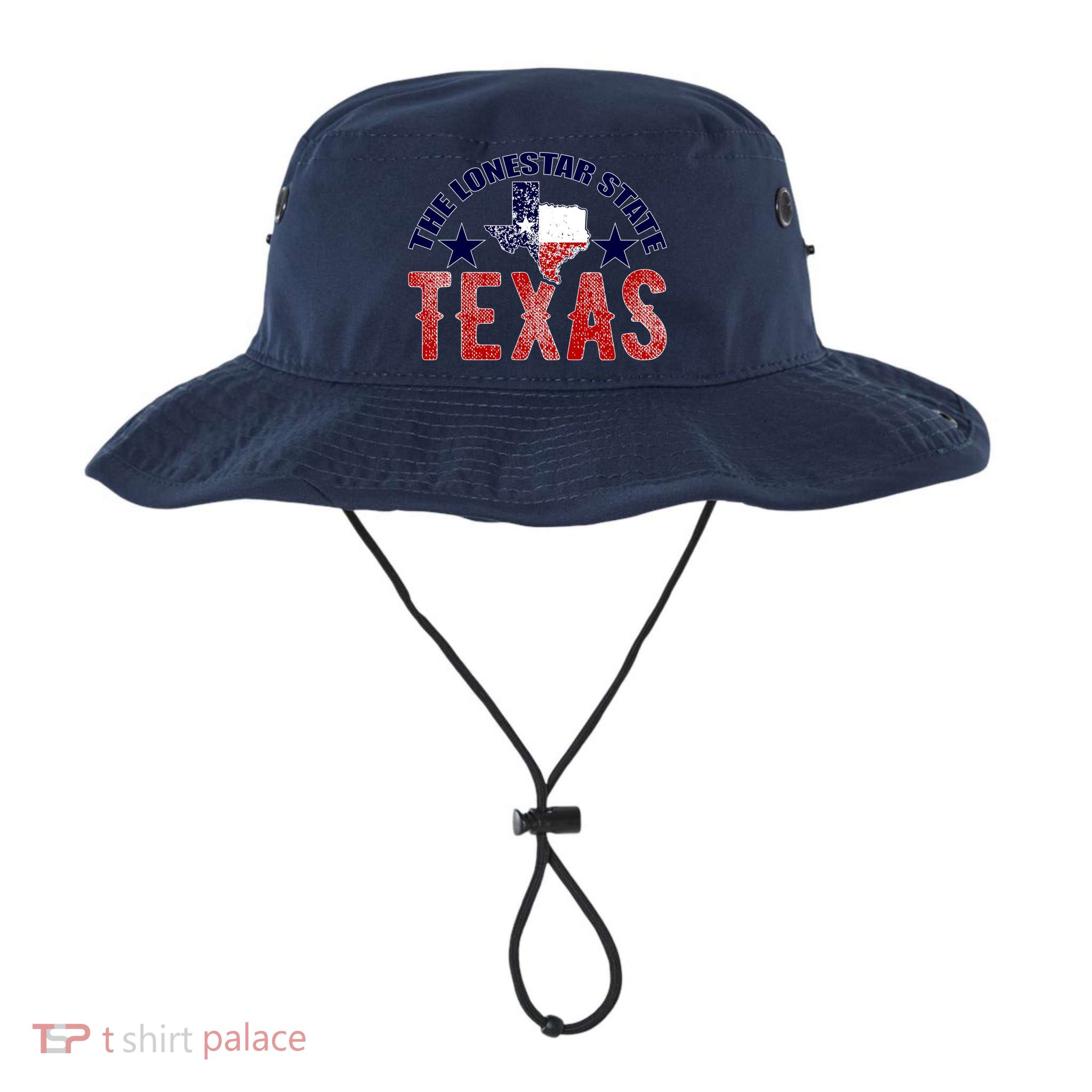 Texas Motto The Lone Star State Bucket Hat