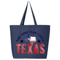 Texas Motto The Lone Star State 25L Jumbo Tote