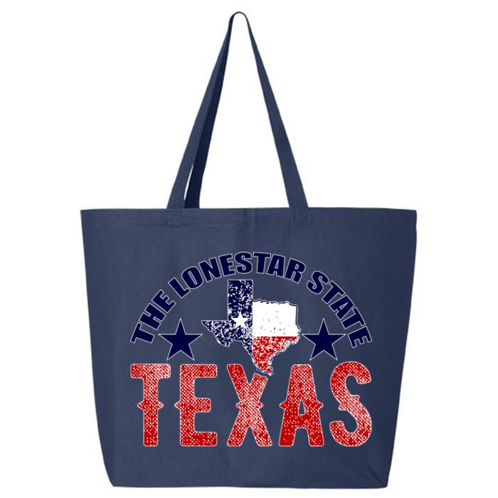 Texas Motto The Lone Star State 25L Jumbo Tote