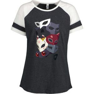 Thieves Masks Enza Ladies Jersey Colorblock Tee