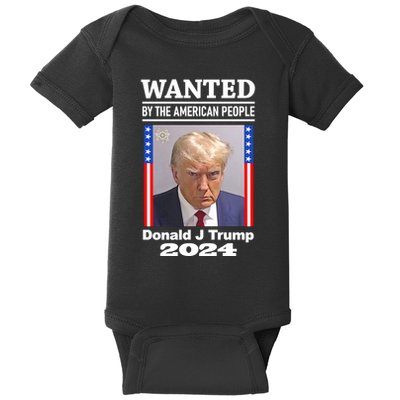 Trump Mugshot Baby Bodysuit