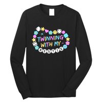 Twin Matching Twins Day Friend Twinning With My Bestie Twin Long Sleeve Shirt