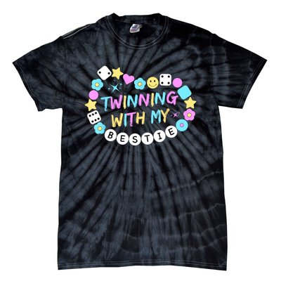 Twin Matching Twins Day Friend Twinning With My Bestie Twin Tie-Dye T-Shirt